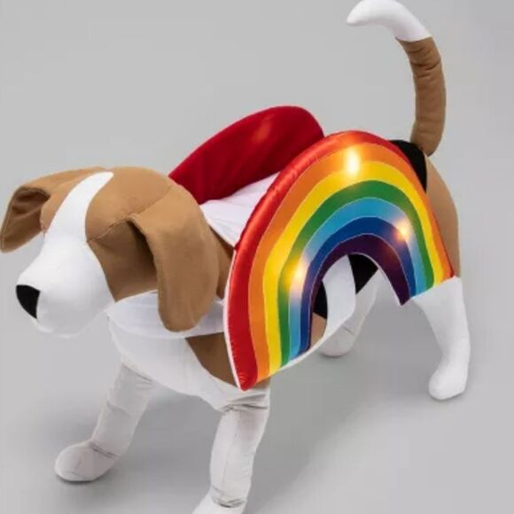 LED Rainbow Soft Brights Dog Costume - Hyde & EEK! - Picture 4 of 4